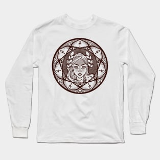 Sephiroth Lines - 7 - Netzach Long Sleeve T-Shirt